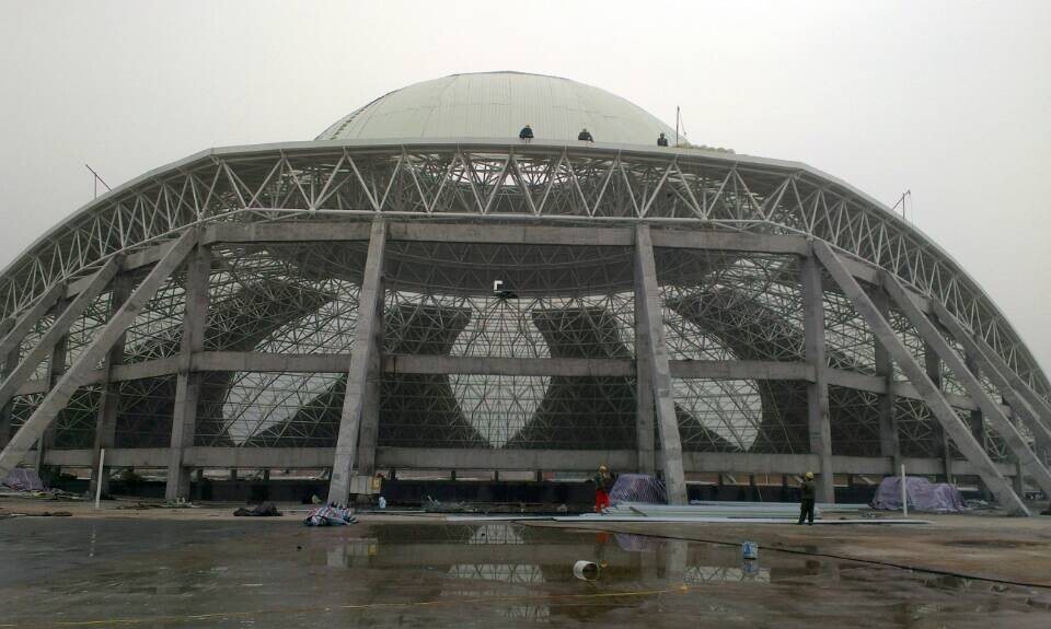 庄河温泉馆网架工程